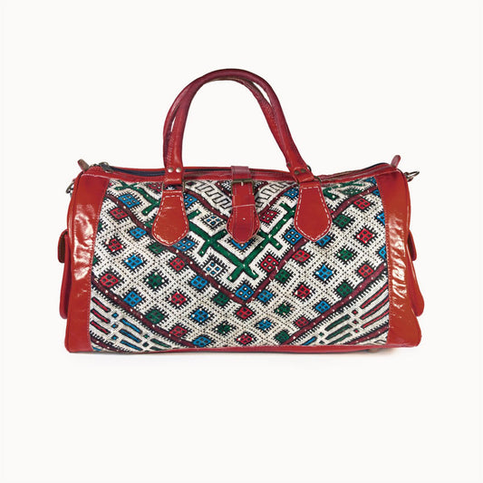 Leren Tas 'Kilim S' (rood)