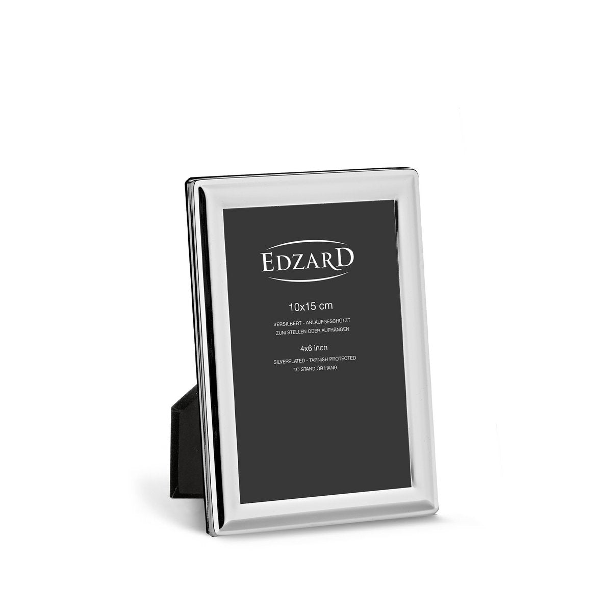 EDZARD fotolijst fotolijst Terni voor foto 10 x 15 cm verzilverd, aanslag beschermd, met 2 hangers