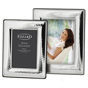 EDZARD fotolijst fotolijst tours voor foto 10 x 15 cm, echt zilver, aanslagbestendig