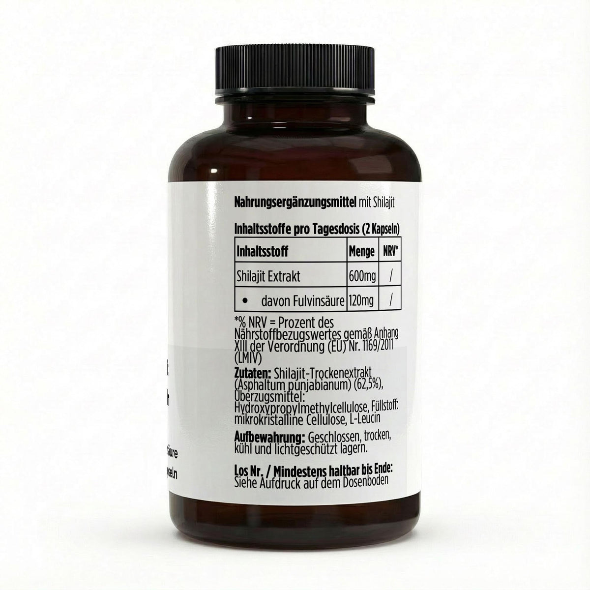 Shilajit (20% Fulvinezuur) - 90 vegan Capsules