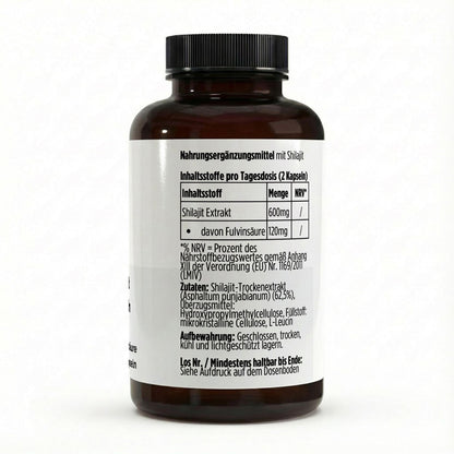 Shilajit (20% Fulvinezuur) - 90 vegan Capsules