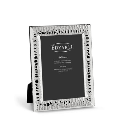 EDZARD fotolijst Gubbio voor foto 15 x 20 cm, edel verzilverd, aanslagbestendig, met 2 hangers