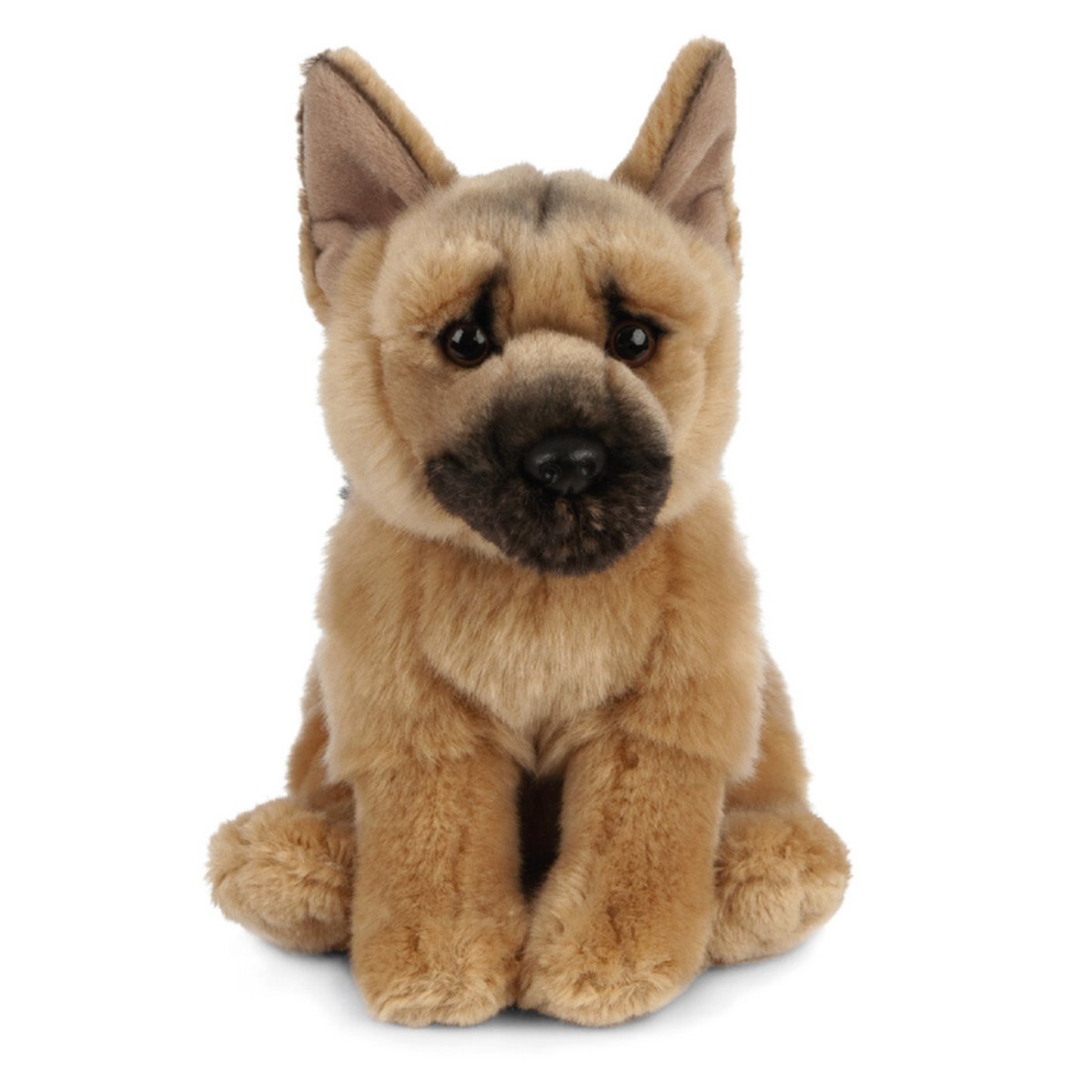 Living Nature knuffel Duitse herder pluche hond duurzaam 20cm