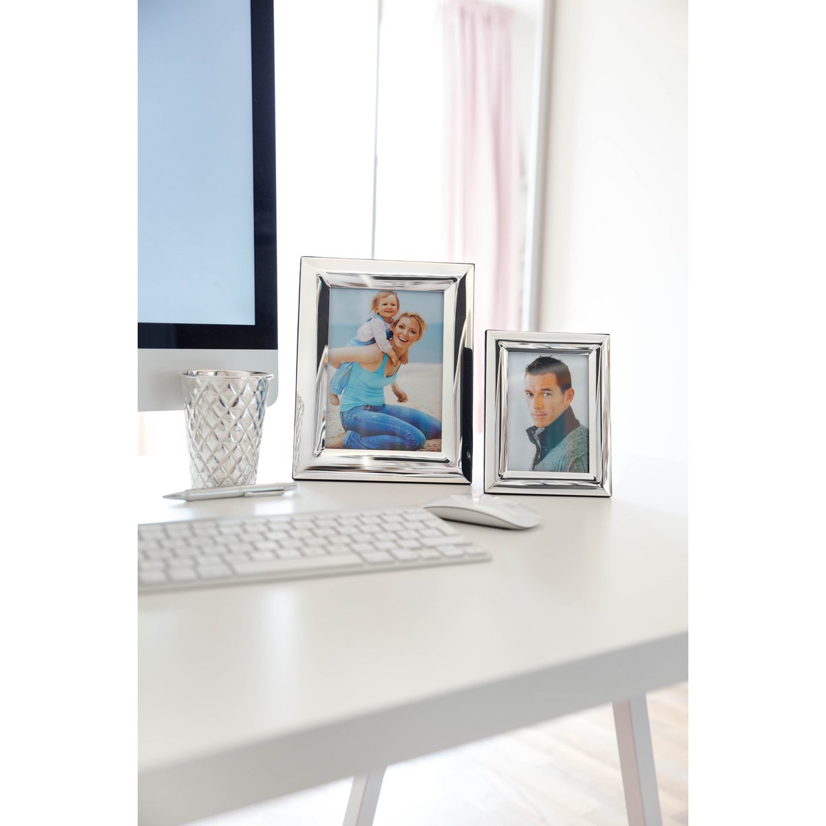 EDZARD fotolijst fotolijst Gela voor foto 9 x 13 cm, verzilverd, aanslagbestendig