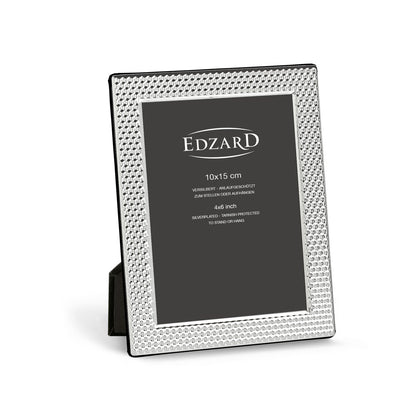 Fotoframe Barletta 10 x 15 cm, nobel zilververplicht, start -Up, met 2 hangers