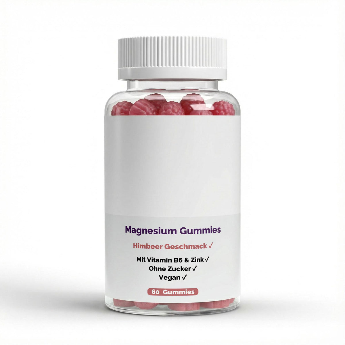 Magnesium + Zink + B6 Gummies - 60 stuks