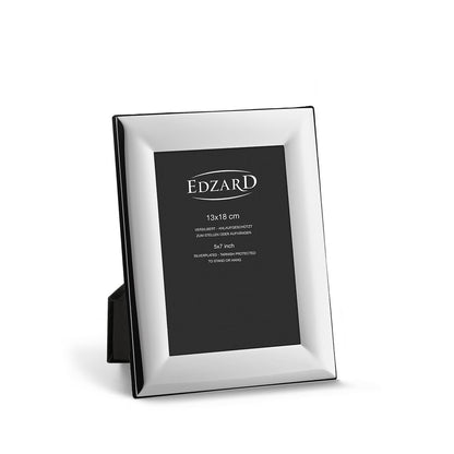 EDZARD fotolijst fotolijst Gela voor foto 13 x 18 cm, edel verzilverd, aanslag beschermd, met 2 hangers