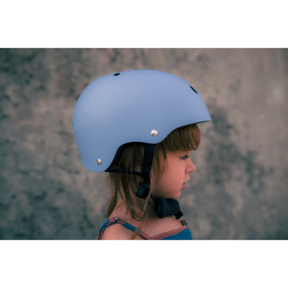 Kinderfeets kinderhelm voor op de fiets / fietshelm voor kinderen - mat Lei Blauw