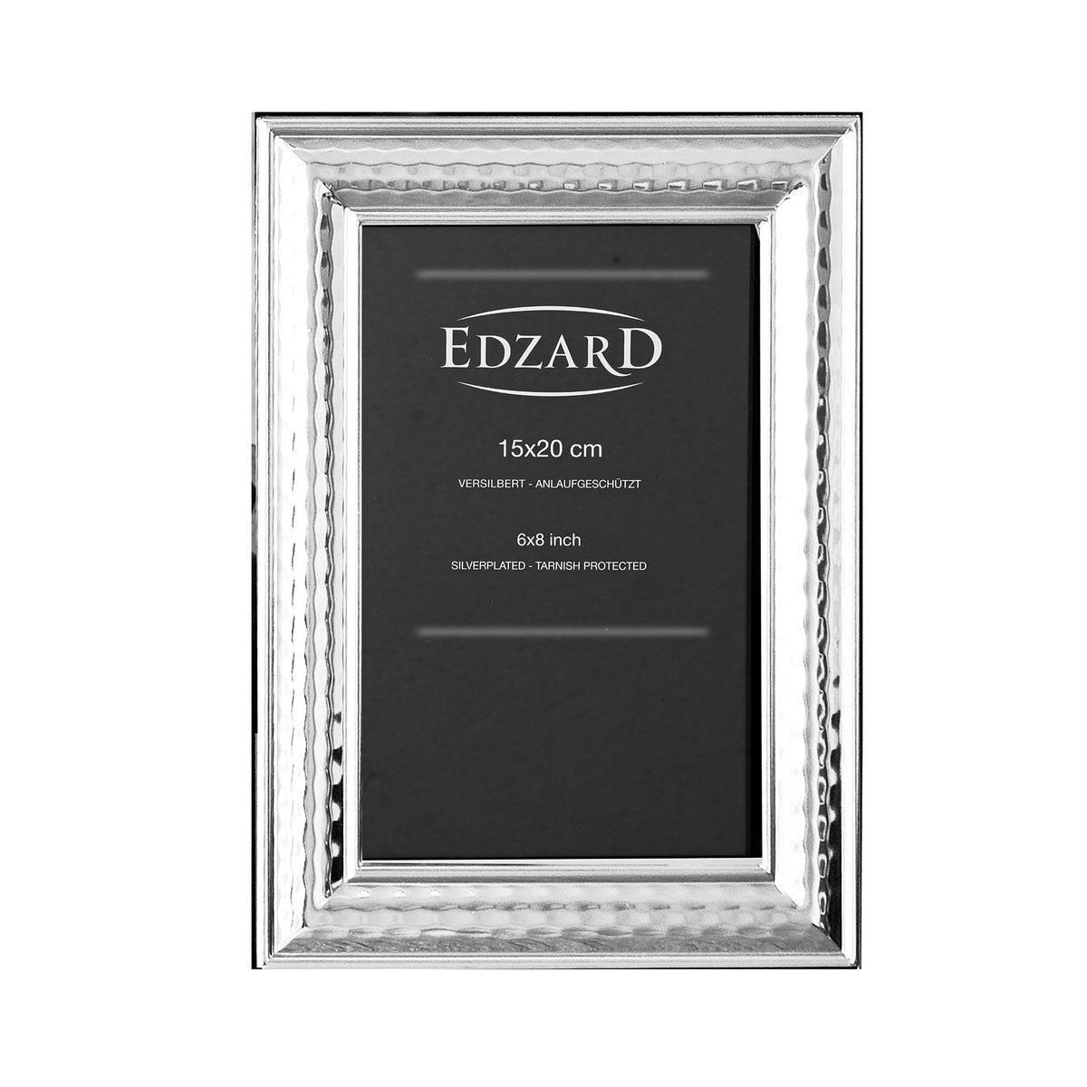 EDZARD fotolijst Urbino voor foto 15 x 20 cm, edel verzilverd, aanslag beschermd, met 2 hangers