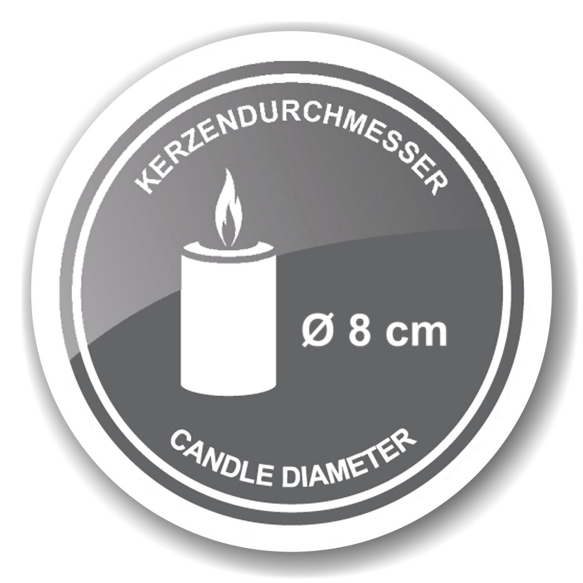 EDZARD Adventskrans Porus, gewei-design, vernikkeld aluminium, goudkleurig, diameter 42 cm