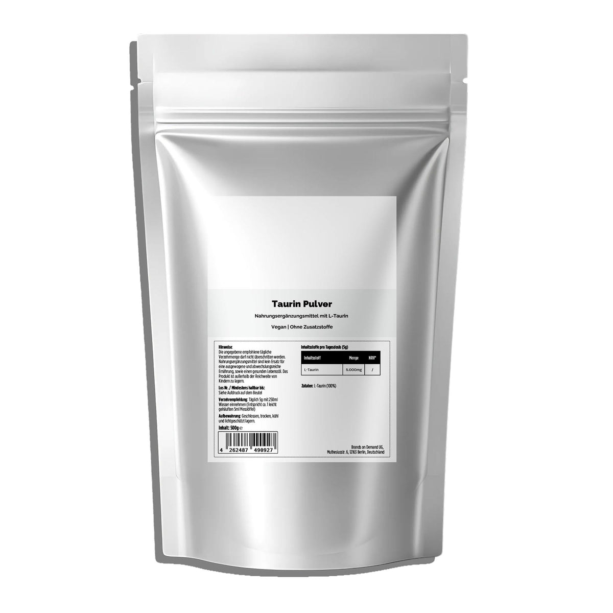 Taurine Poeder - 500g Doypack