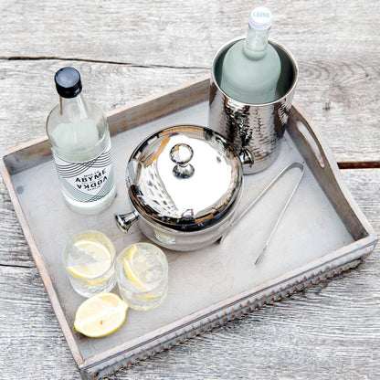 Edzard Eisimer Rico H 21 cm, met deksel-, zeef- en ijstang