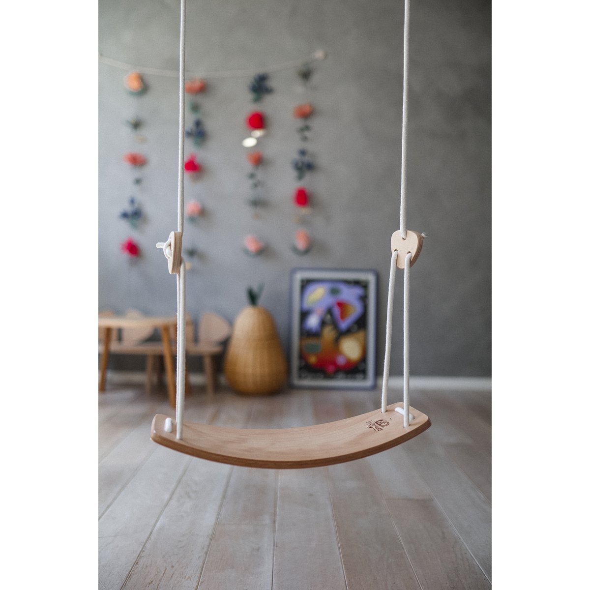 Kinderfeets Houten schommel