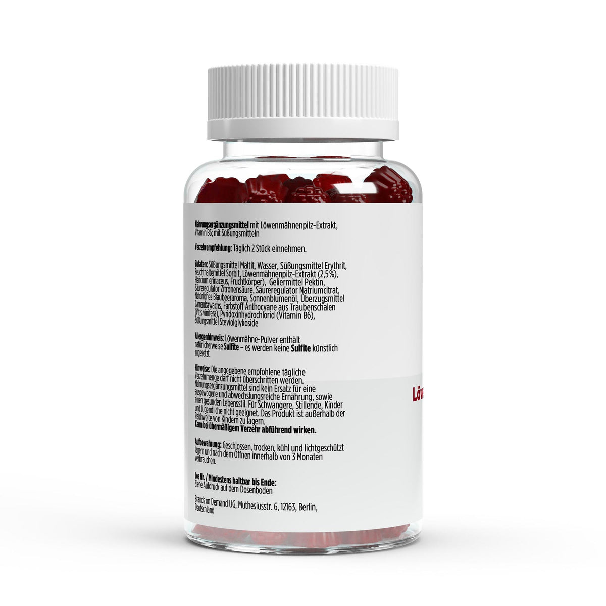 Lion's Mane + Vitamine B6 Gummies - 60 stuks