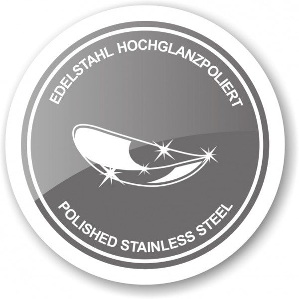EDZARD schaal decoratieve schaal Dallas, roestvrij staal gehamerd hoogglans gepolijst, 19 x 19 cm