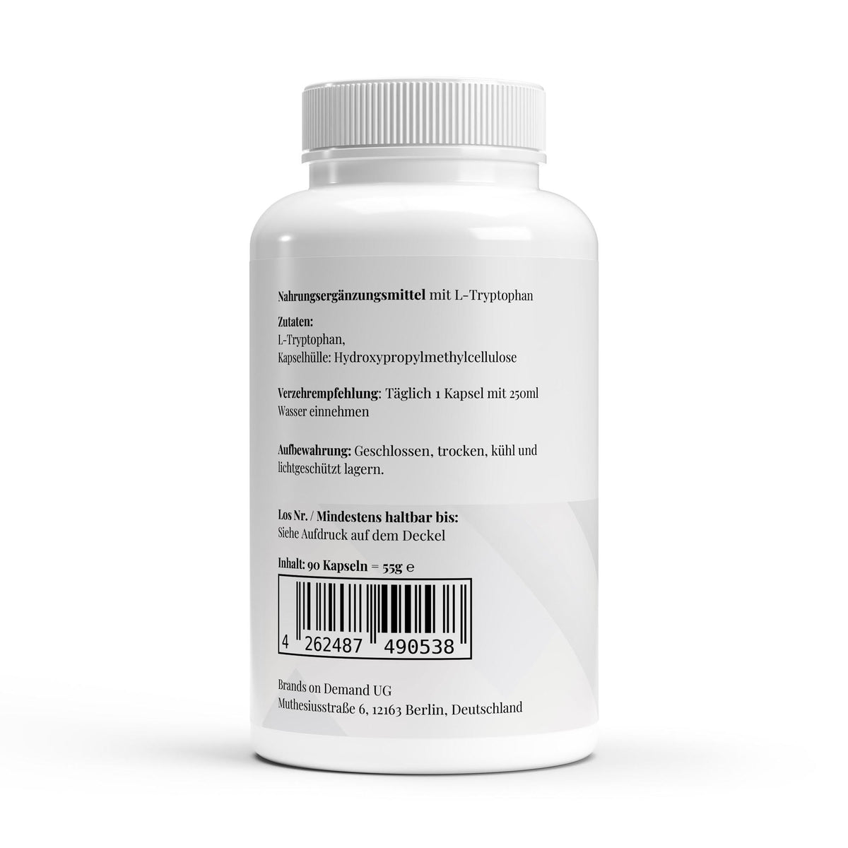 L-Tryptofaan - 90 Capsules