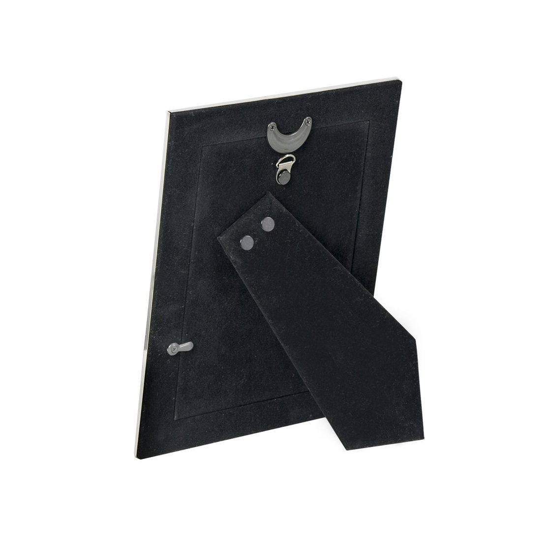 EDZARD fotolijst Rimini voor foto 13 x 18 cm, passepartout, verzilverd, aanslagbestendig, 2 hangers