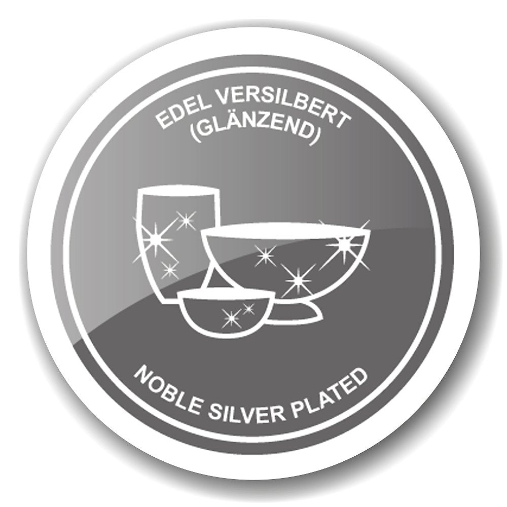 Beschermkap Classic (ø 30 cm, H 16 cm), edel verzilverd, aanslagbestendig, vliegenkap voor eetscherm