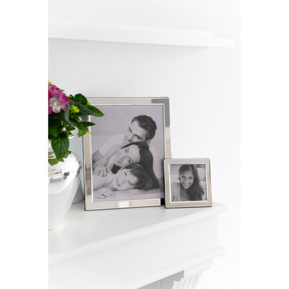EDZARD fotolijst Salerno voor foto 10 x 10 cm, edel verzilverd, aanslagbestendig