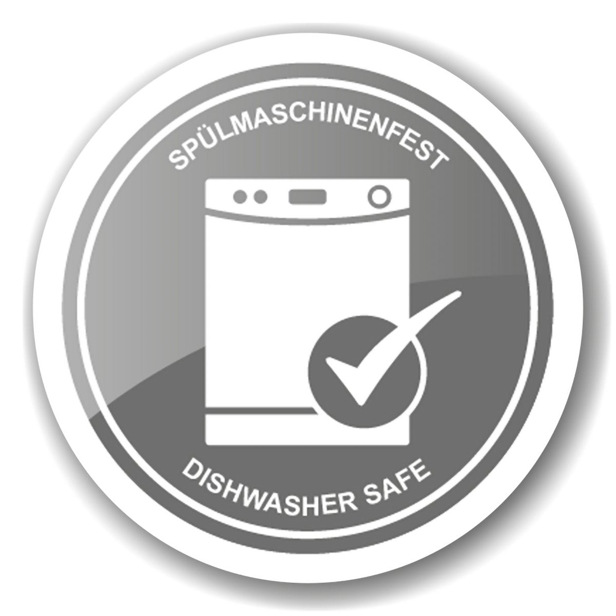 Permanente kaars Cornelius (hoogte 18 cm, Ø 10 cm), wit, hittebestendig tot 90°