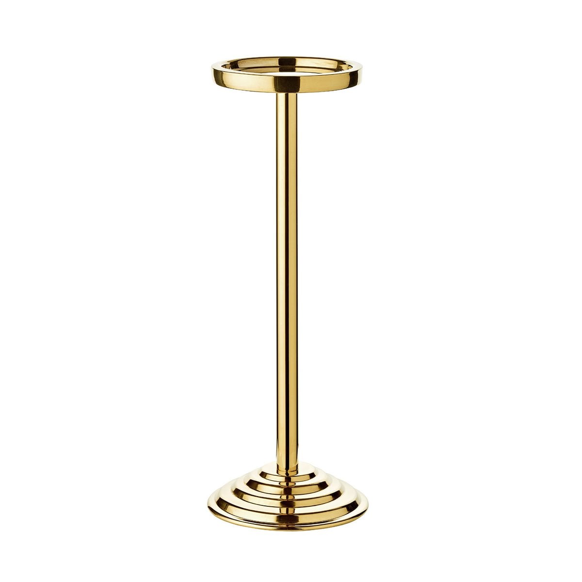Sektkühler capri met stand in goud h 83 cm