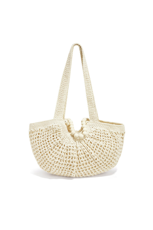 Beach Bags Solid Color Casual Cotton Daily Accessories