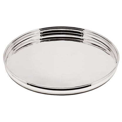EDZARD dienblad Segovia, rond, zwaar verzilverd, diameter 36 cm, hoogte 3,5 cm