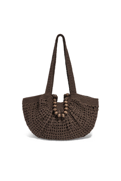 Beach Bags Solid Color Casual Cotton Daily Accessories