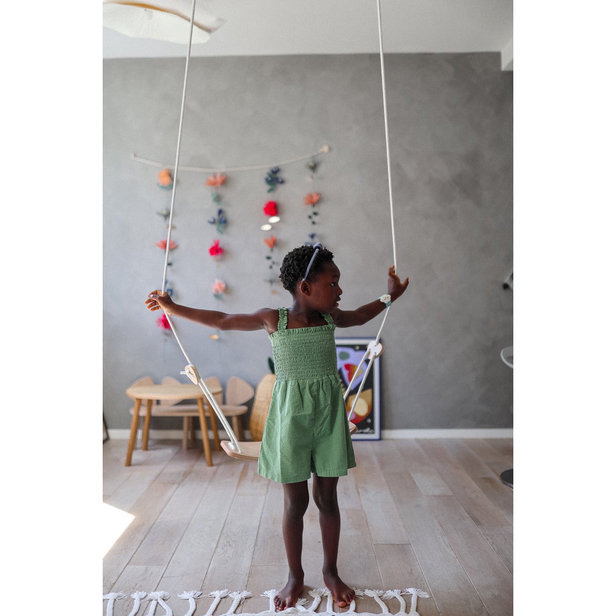 Kinderfeets Houten schommel