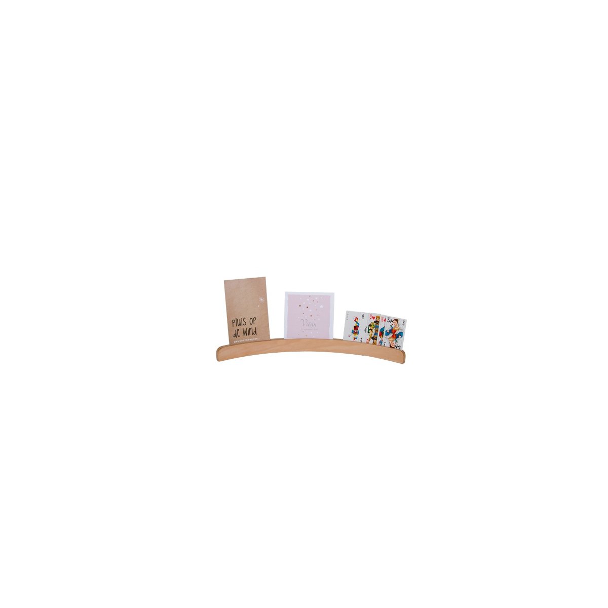 Van Dijk Toys Kaartenhouder - Beukenhout 50 cm OP=OP