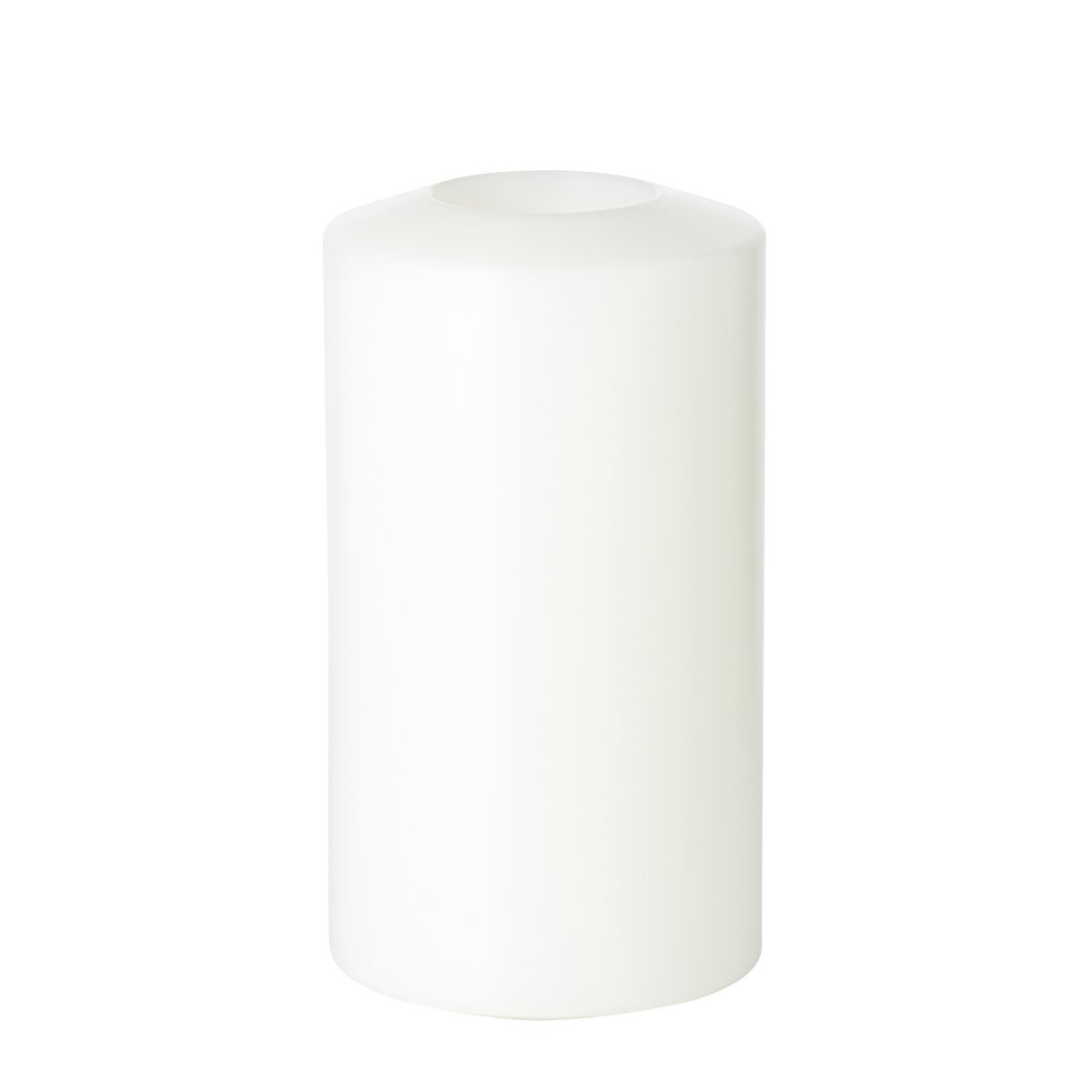 Cornelius Double Pine permanente kaars (hoogte 15 cm, Ø 8 cm), wit, hittebestendig tot 90°