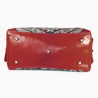 Leren Tas 'Kilim S' (rood)