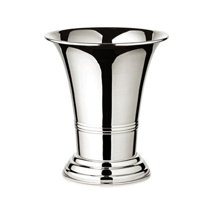 EDZARD bloempot bloempot vaas Tromba zwaar verzilverd, hoogte 15 cm, diameter 14 cm