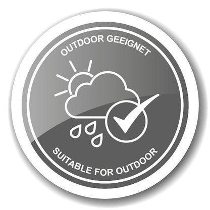 EDZARD voet voor lantaarn Dubai, teak en roestvrij staal, glanzend vernikkeld, hoogte 51 cm, gewicht 6,1 kg
