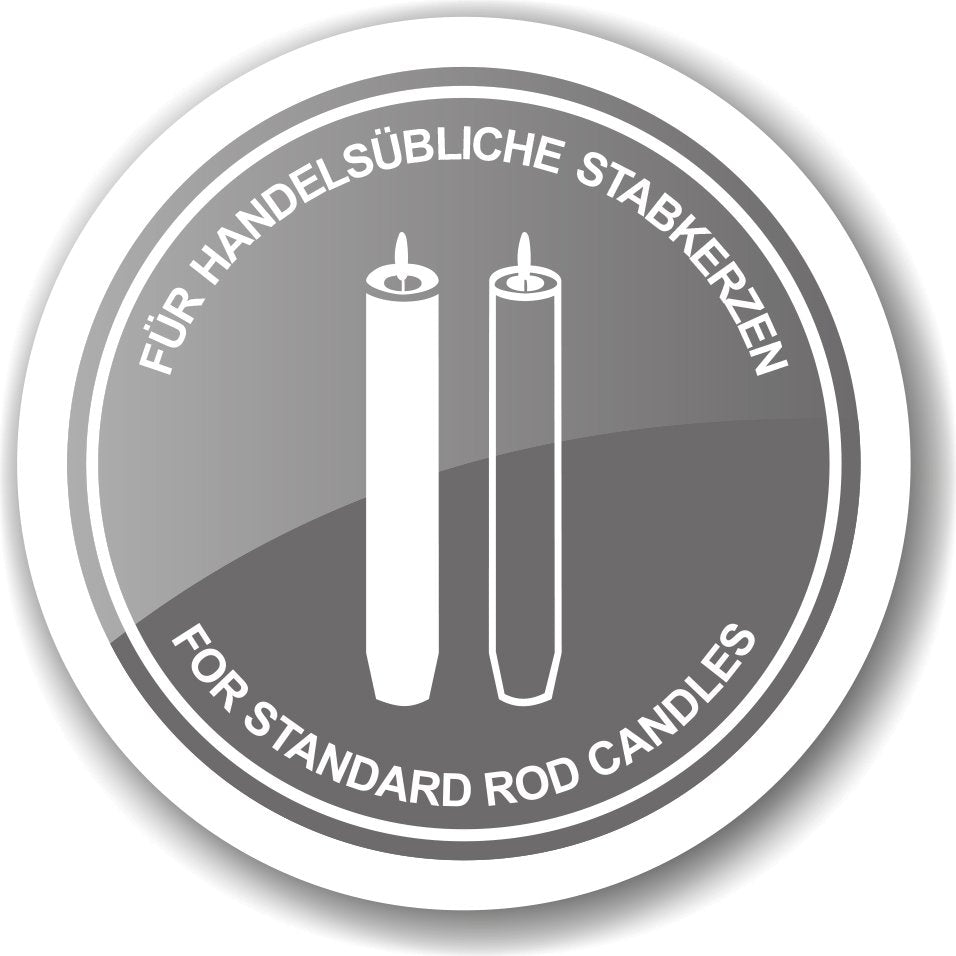 EDZARD kandelaar Regina, 3-vlams, hoogte 36 cm, edel verzilverd, aanslagbestendig