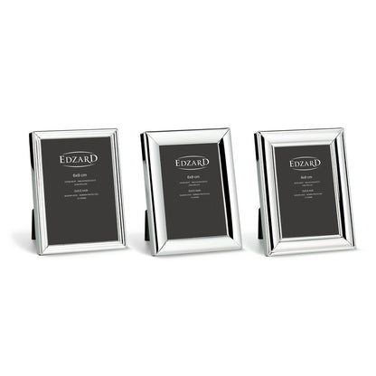Set van 3 fotolijsten Joline (6 x 9 cm), verzilverd, aanslagbestendig