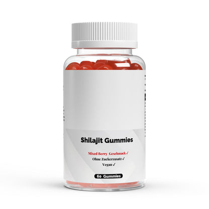 Shilajit Gummies 1000mg + Vitamine C, B6, B12 - 60 stuks
