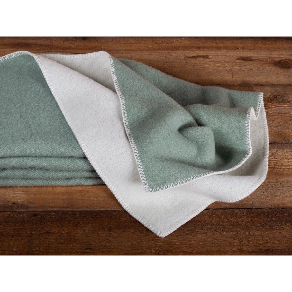 Wollen beddeken COOL MINT