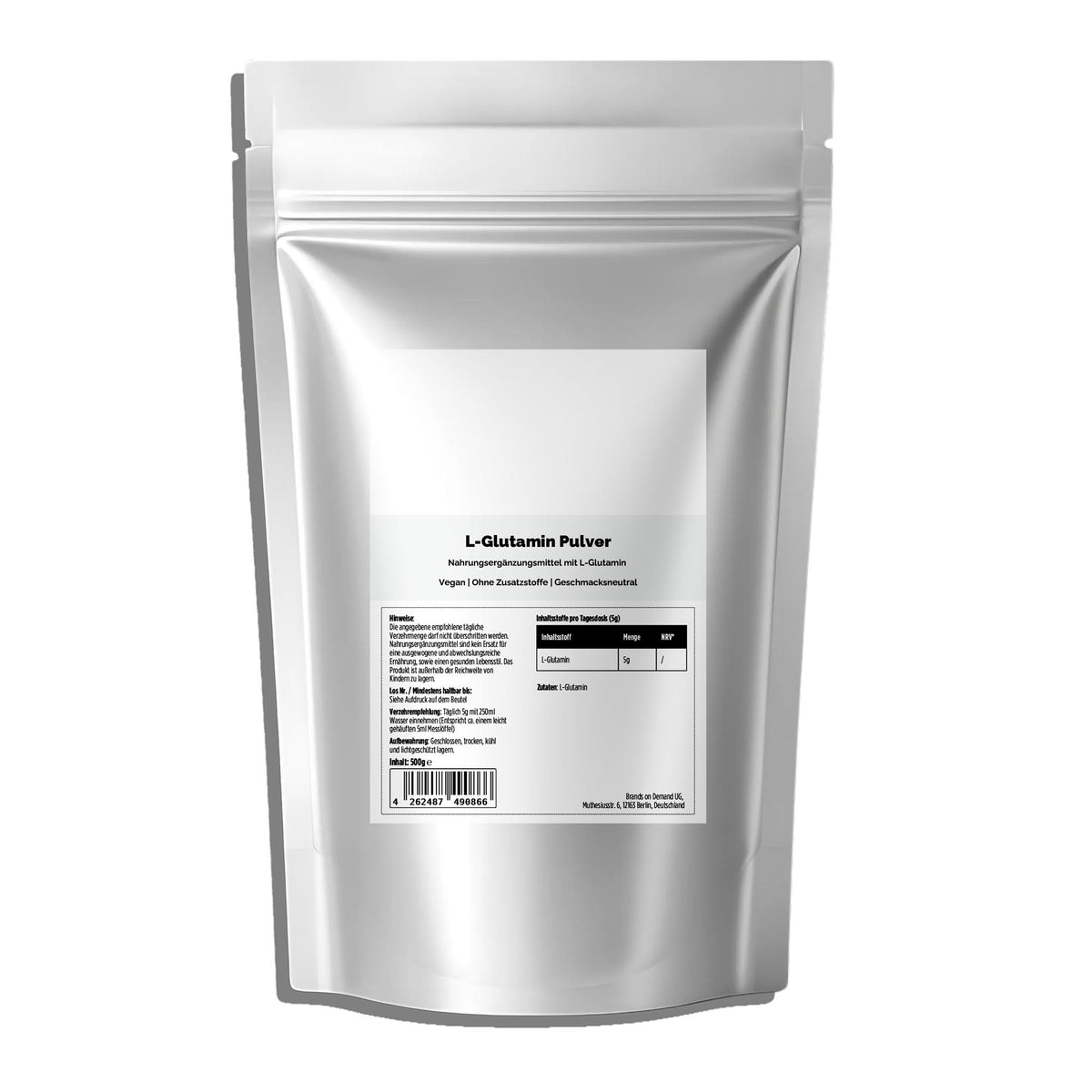 L-Glutamine Poeder Doypack - 500g