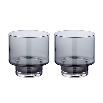 Set van 2 Marla lantaarns (ø 11 cm) gemaakt van mondgeblazen glas