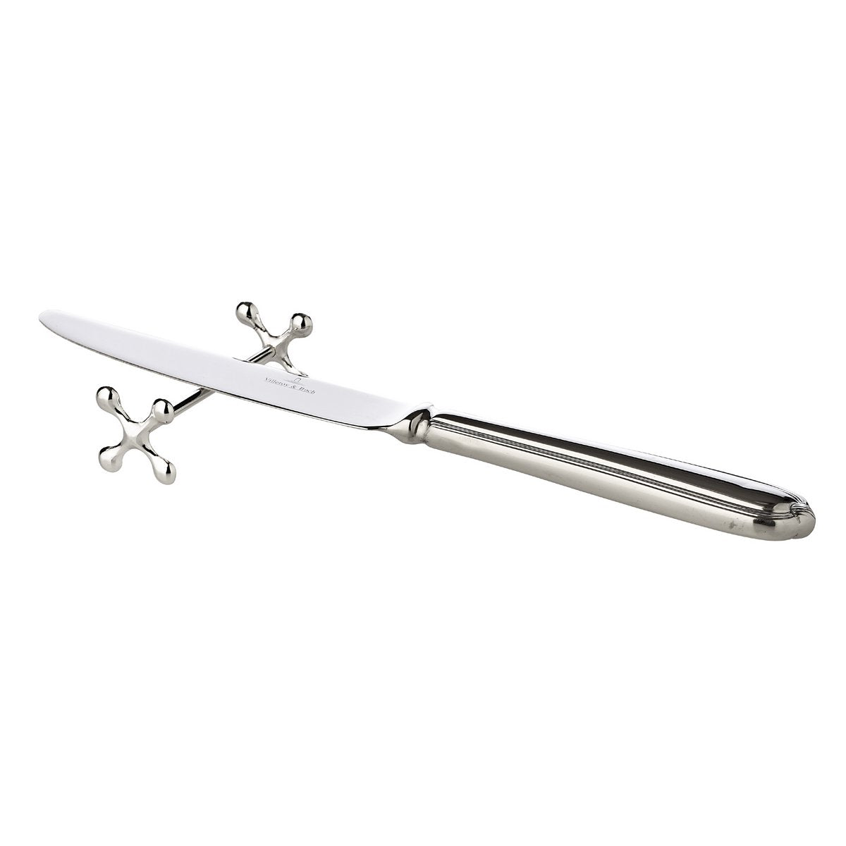 EDZARD set van 6 messteun messteun kruis, edel verzilverd, aanslag beschermd, lengte 7 cm
