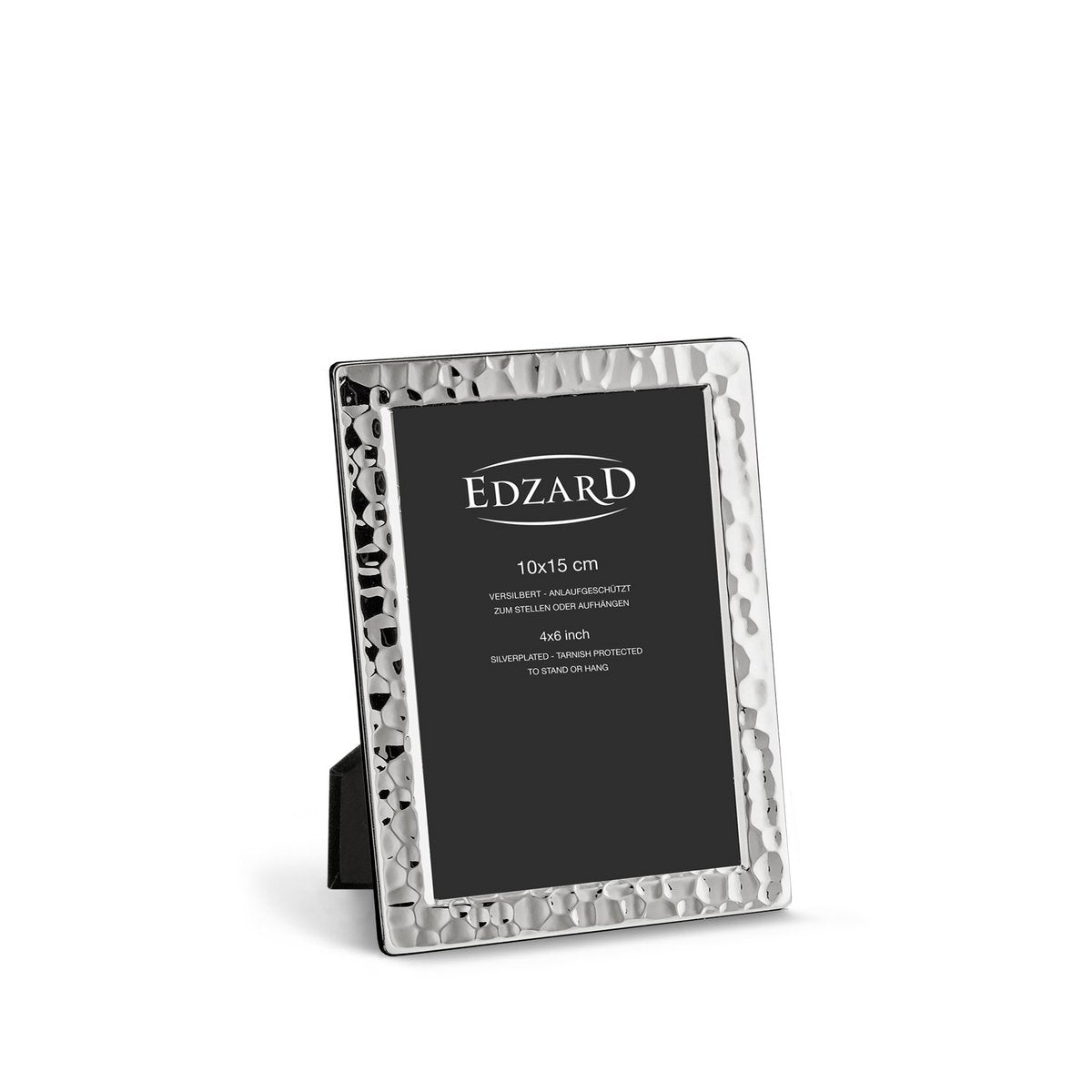 EDZARD fotolijst Pavia voor foto 10 x 15 cm, edel verzilverd, aanslag beschermd, met 2 hangers