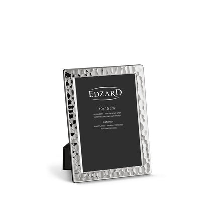 EDZARD fotolijst Pavia voor foto 10 x 15 cm, edel verzilverd, aanslag beschermd, met 2 hangers