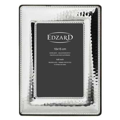 EDZARD fotolijst fotolijst tours voor foto 10 x 15 cm, echt zilver, aanslagbestendig