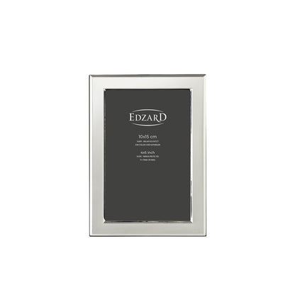 EDZARD fotolijst Angers fotolijst voor foto 10 x 15 cm, echt zilver, aanslagbestendig