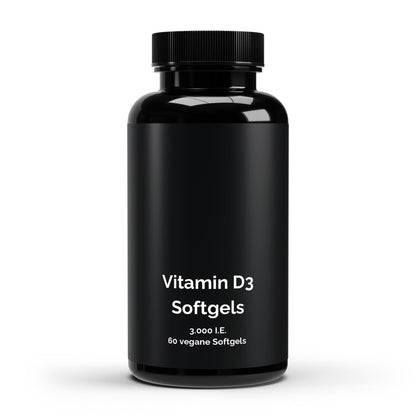 Vitamine D3 3.000 IE - 60 vegan Softgels
