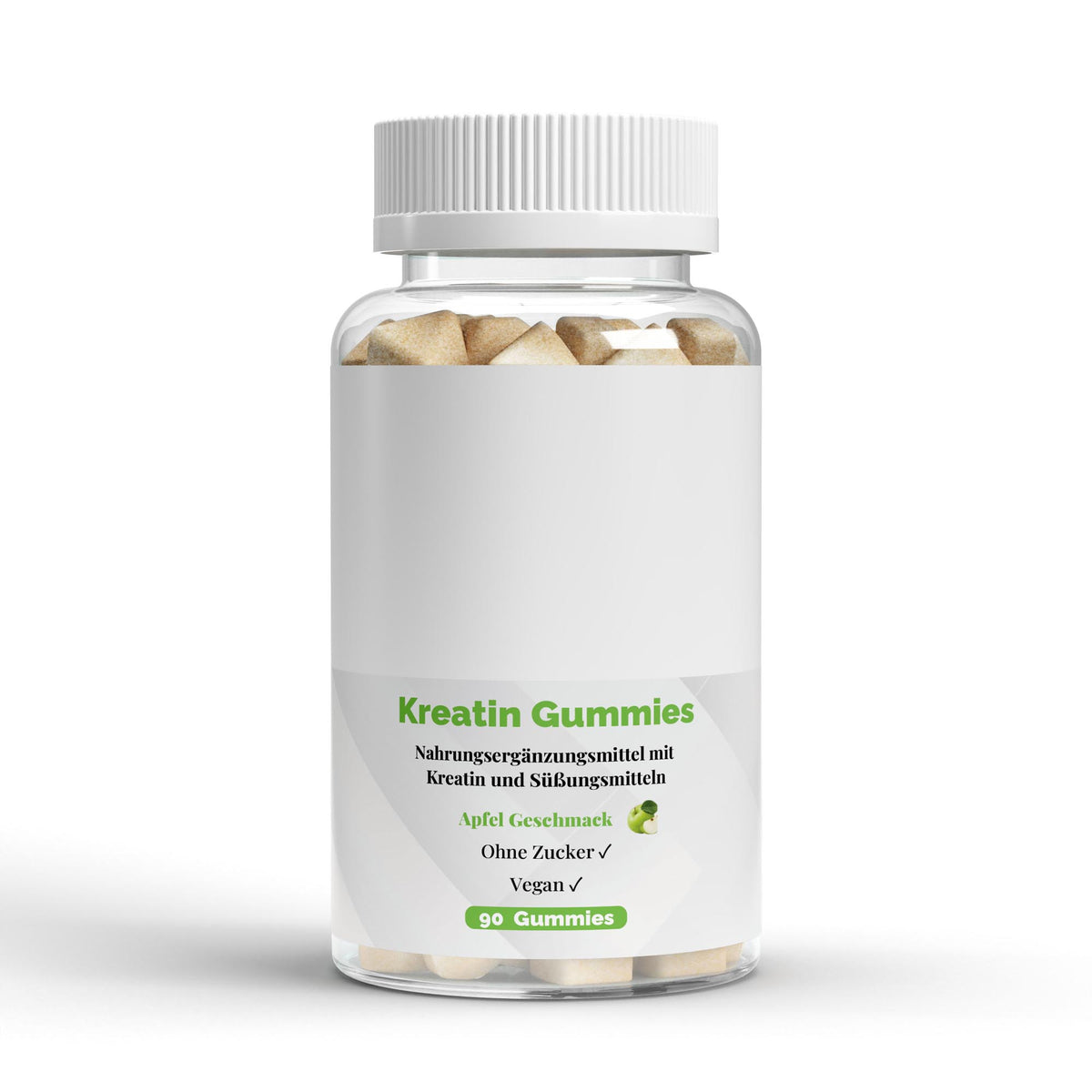 OPRUIMING -70%: Creatine Gummies Appel - 90 stuks (THT 01/27)