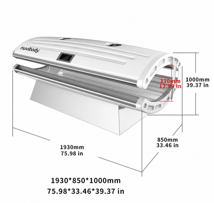 Nuvibody Lite Bed® Rood Licht therapie bed